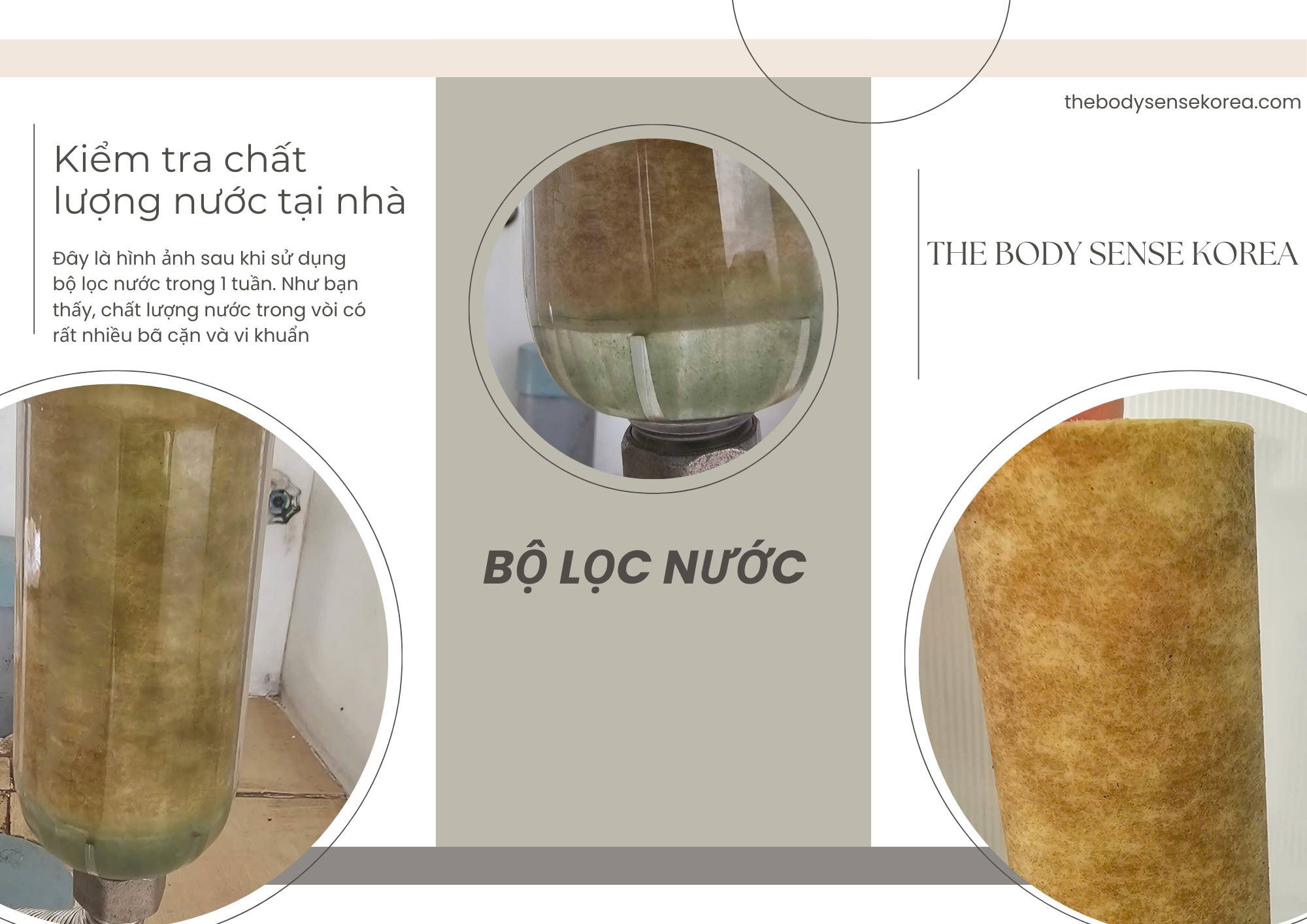 💧 BẤT NGỜ VỚI KẾT QUẢ LỌC NƯỚC SAU 1 TUẦN SỬ DỤNG
